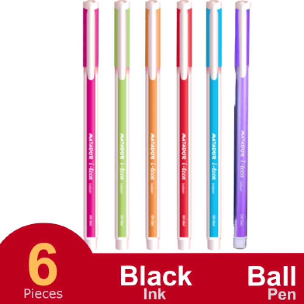 Matador I-teen Ballpen 6pcs