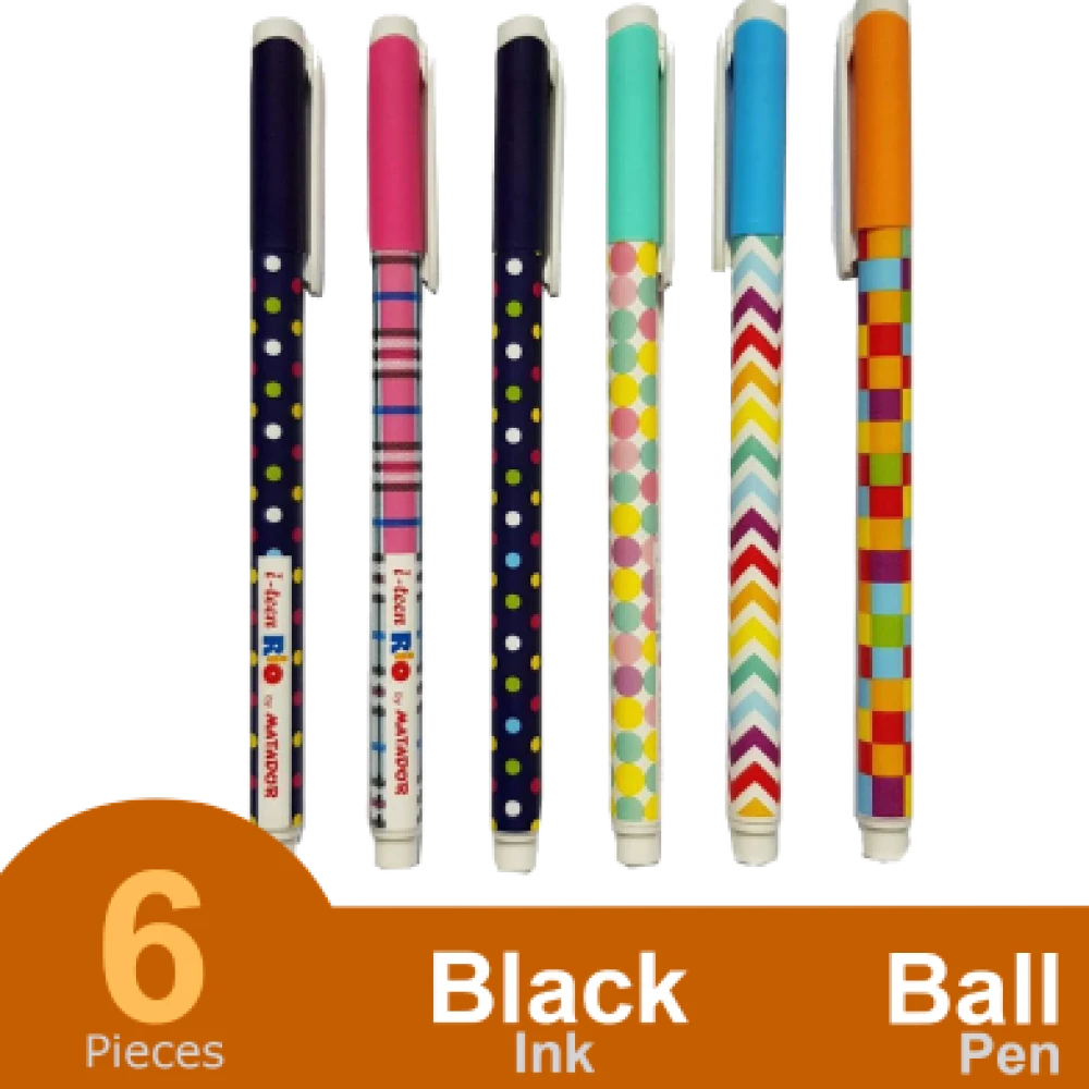 Matador I-teen Ballpen 6pcs