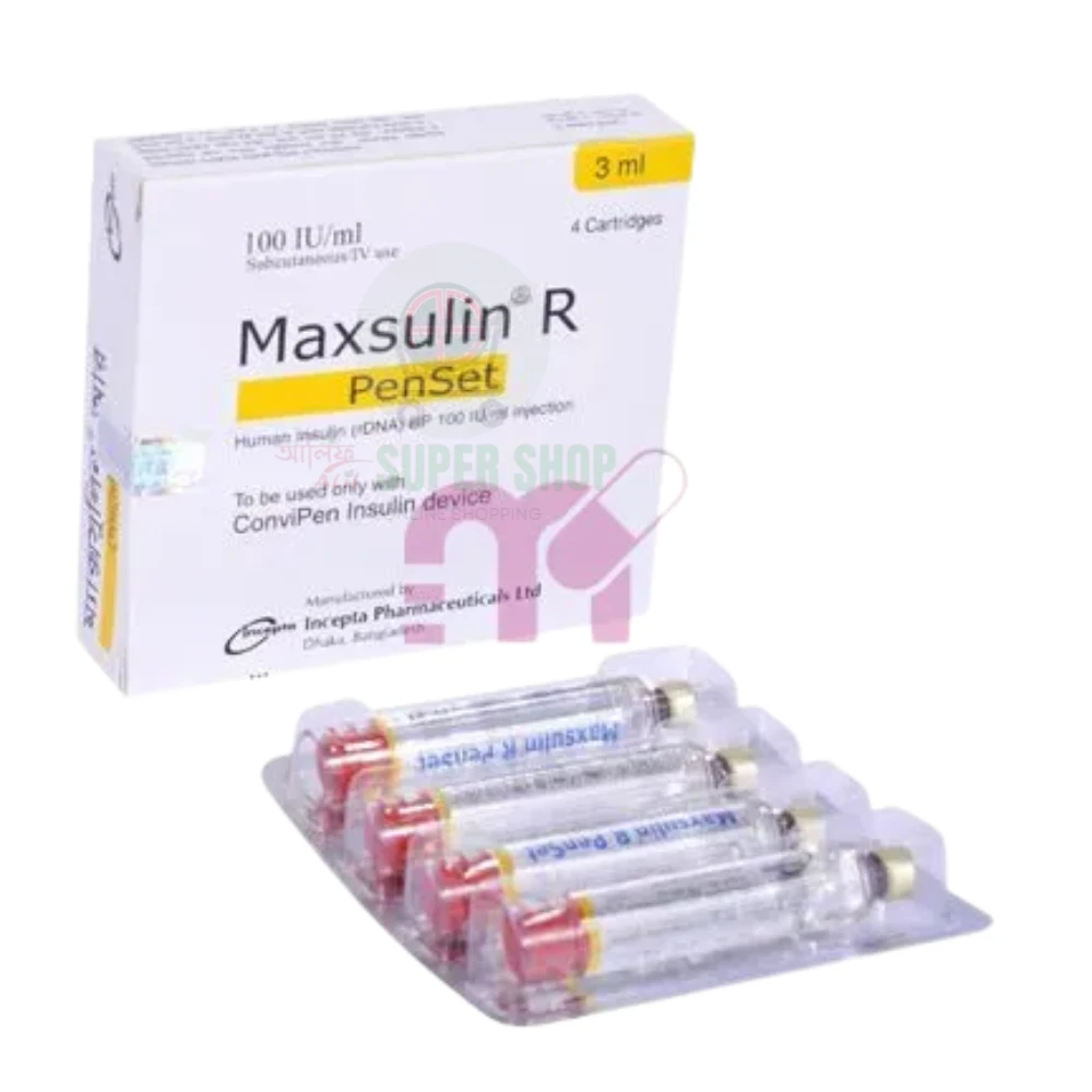 Maxsulin R 100mg penset