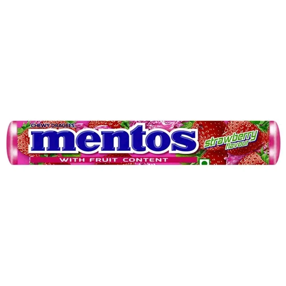 Mentos Strawberry Flavour Toffee 28.6g