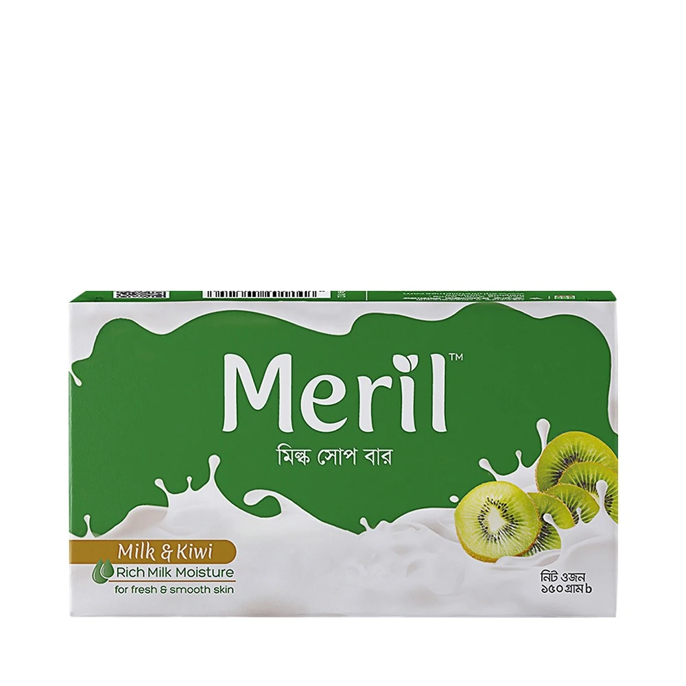 Meril Milk & Kiwi Soap Bar 150g