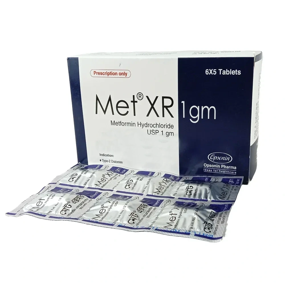 Met XR 1gm Tablet