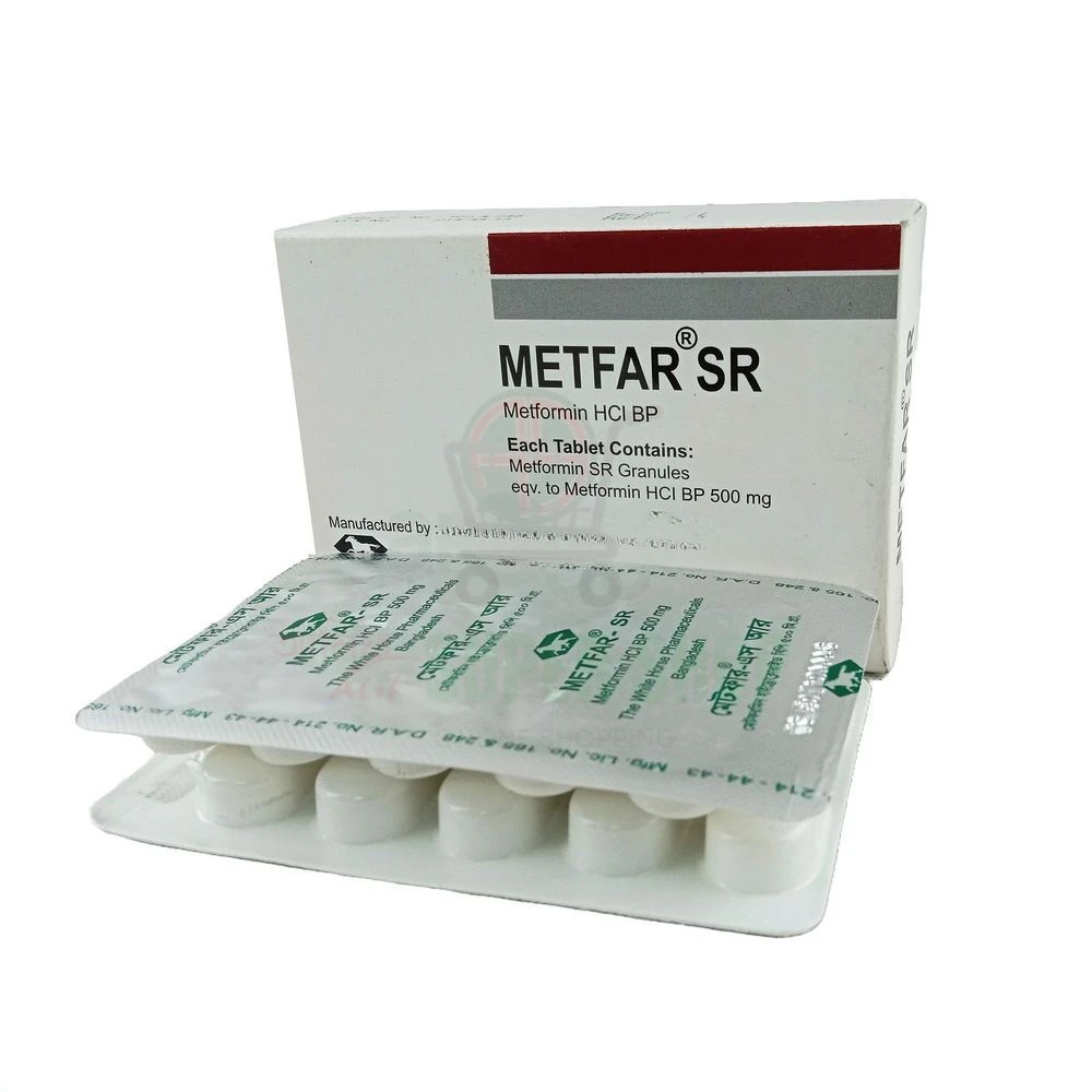 Metfar-SR 500mg Tablet