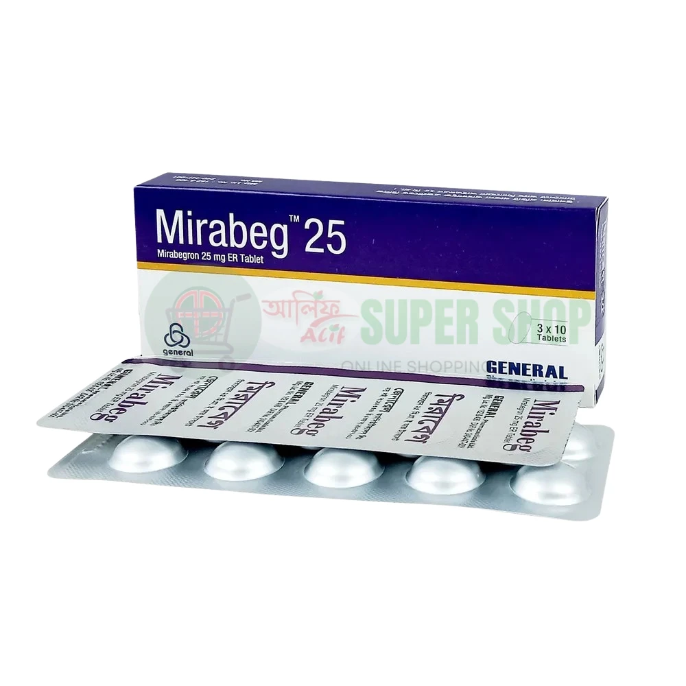 Mirabeg 25mg Tablet