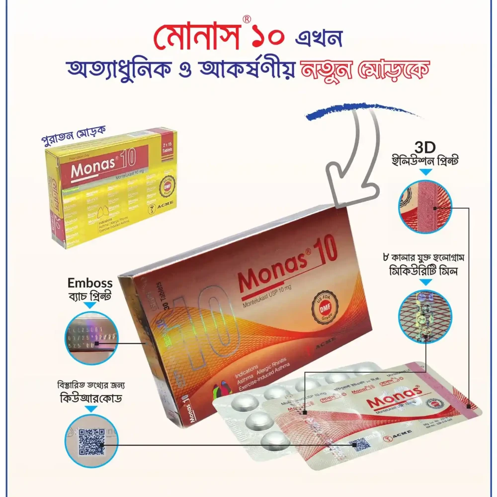 Monas 10mg Tablet