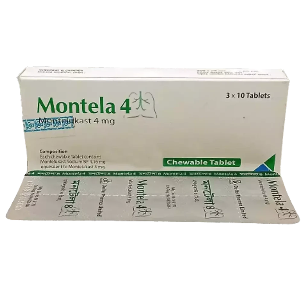 Montela 4mg Tablet