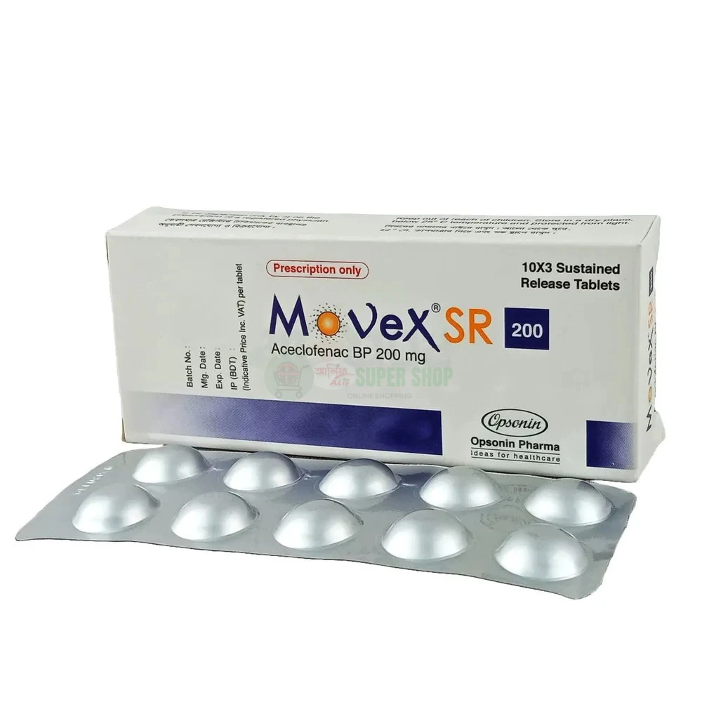 MOVEX-SR 200MG TABLET