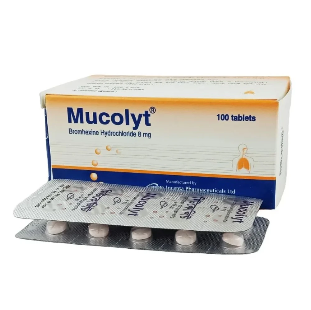 Mucolyt 8 mg Tablets