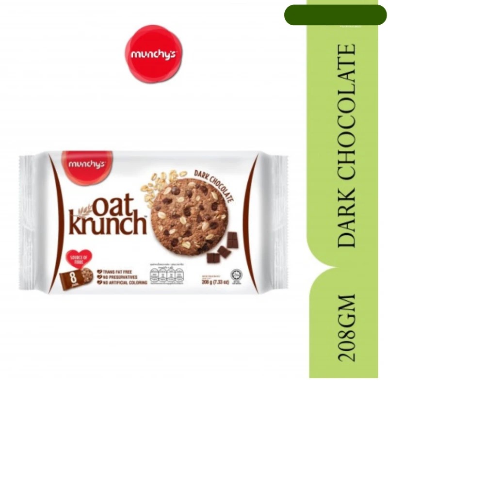 Munchy's Oat Krunch Dark Chocolate 208g