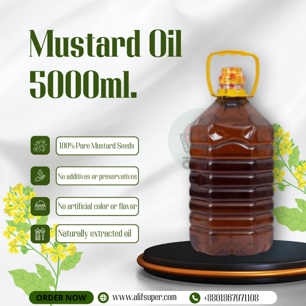 Cold Pressed Mustard oil 5L