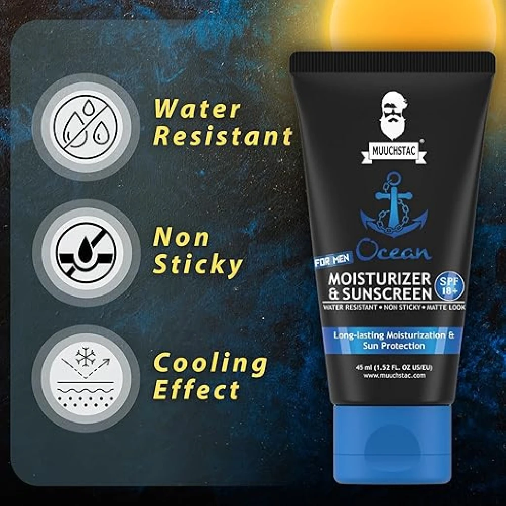 Muuchstac Moisturizer & Sunscreen Original for Men 45ml