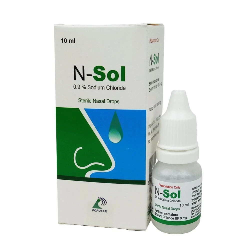 N-Sol Sterile Nasal Drops 10ml