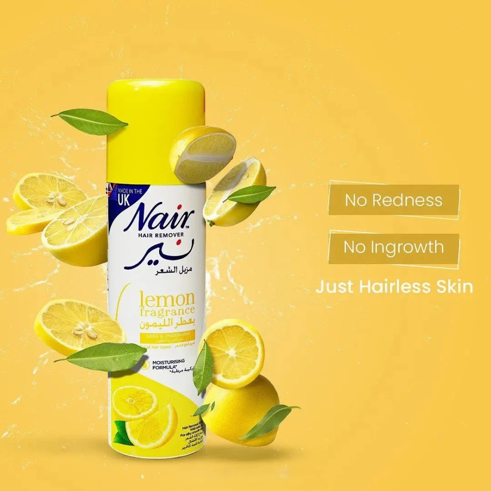 Nair Lemon Fragrance Hair Remover Spray 200ml