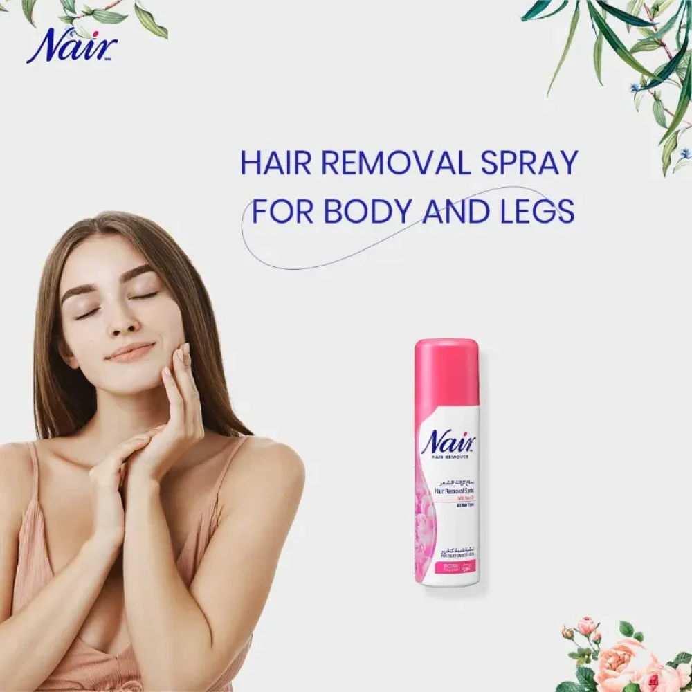 Nair Rose Fragrance Hair Removal Spray 200ml