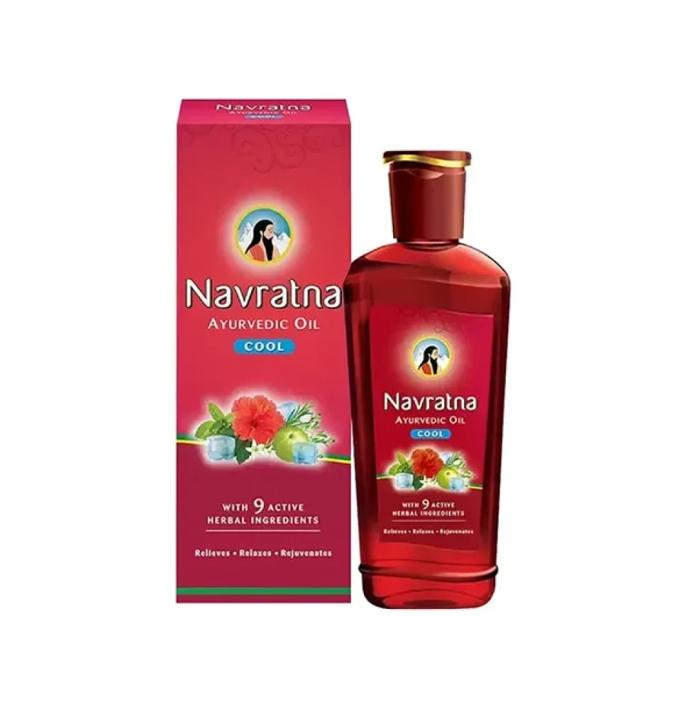 Navratna Ayurvedic Cool Hair Oil 180ml