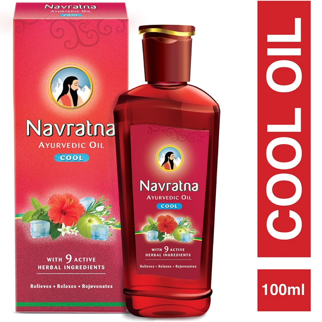 Navaratna Ayurvedic Cool Hair Oil 90ml