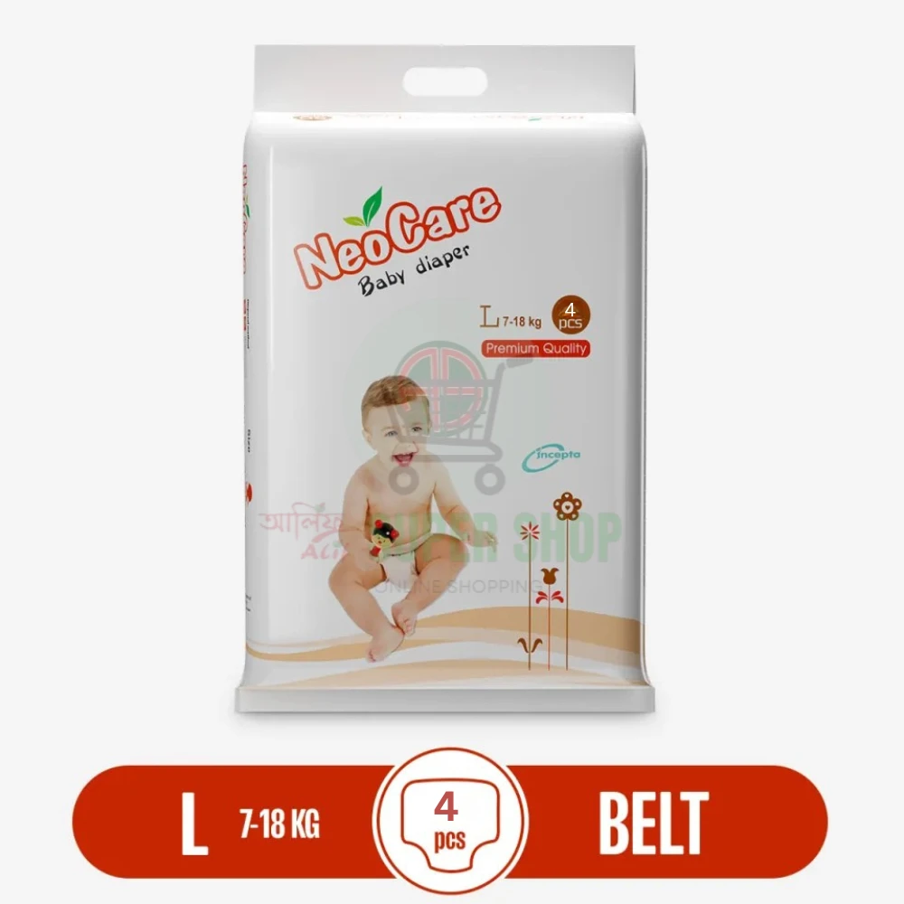 Neocare Baby Diaper L (7-18kg) 4pcs