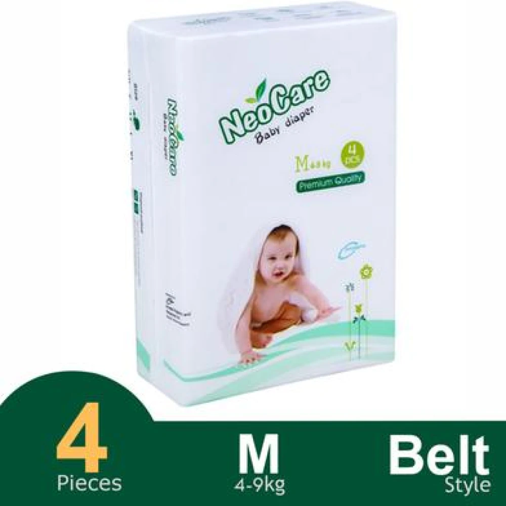 Neocare Baby Diaper M (4-9kg) 4pcs