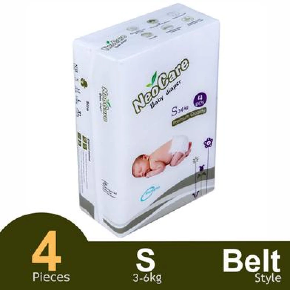 Neocare Baby Diaper S (3-6kg) 4pcs