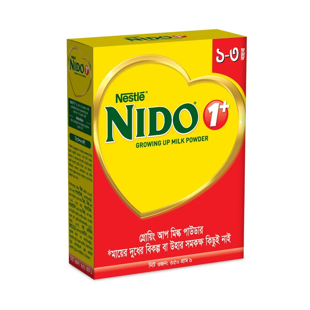 Nestle Nido 1+ Growing Up Milk Powder (1-3y) 350g