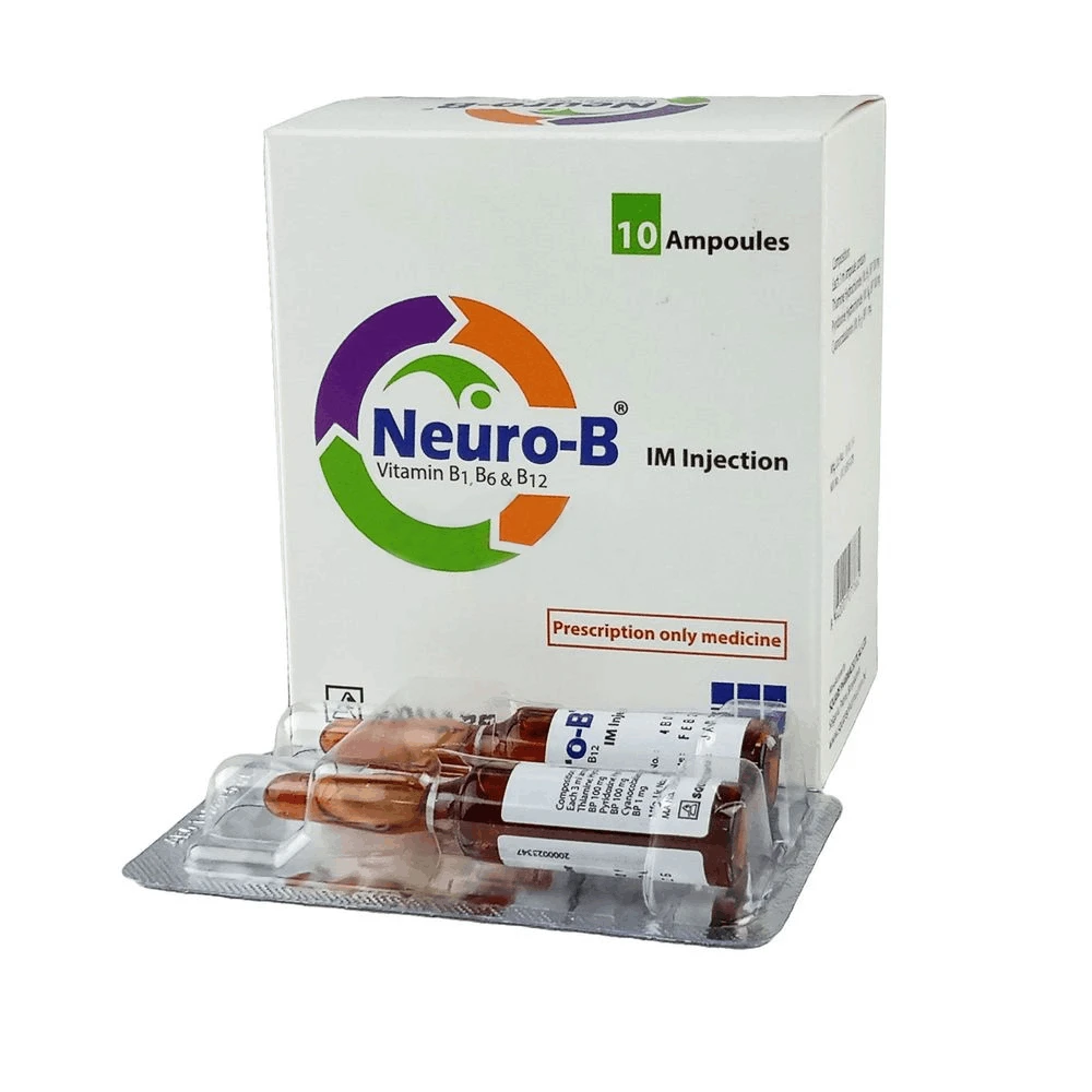 Neuro-B (100 mg+100 mg+1 mg)/3 ml Injection