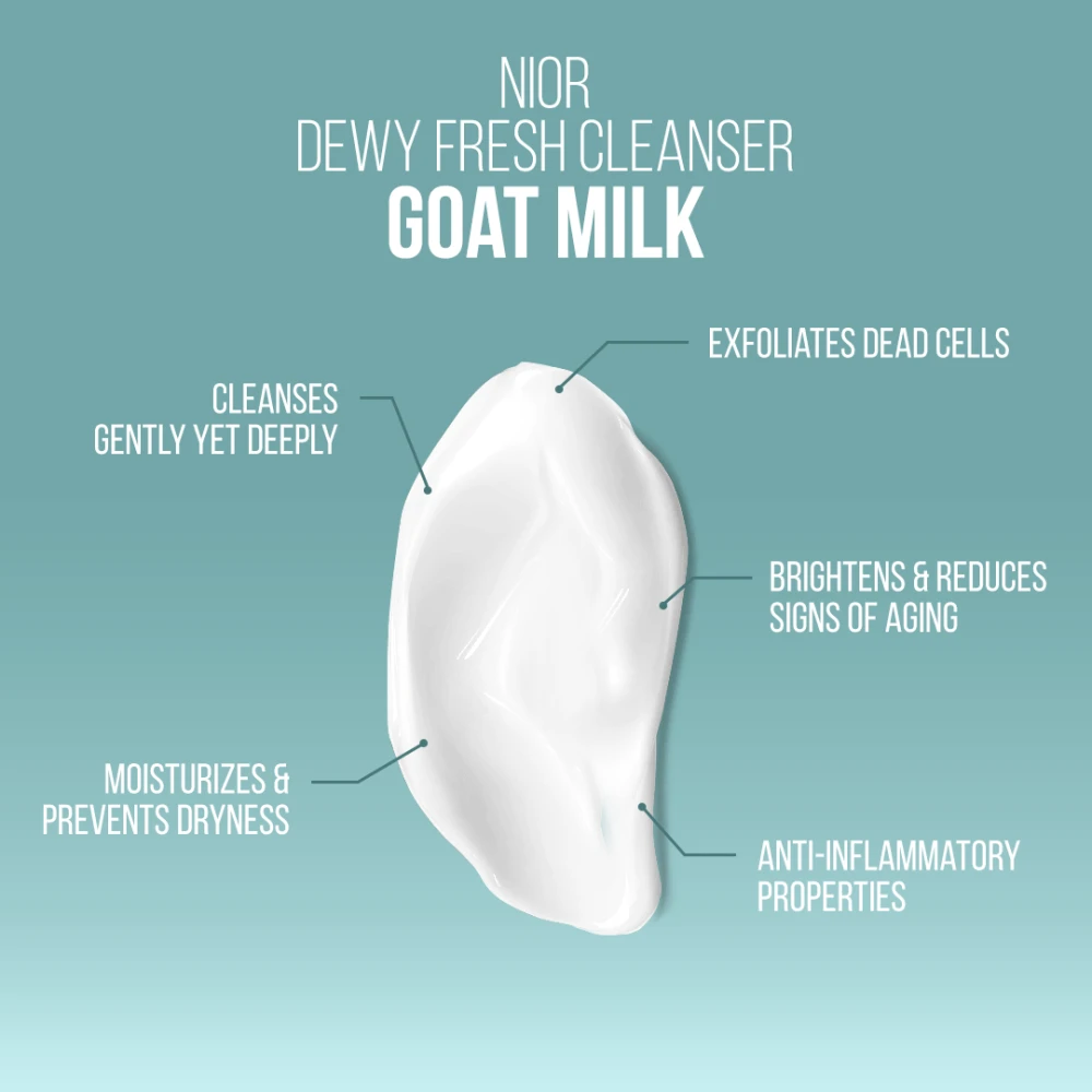Nior Goat Milk Dewy Fresh Cleanser 100ml