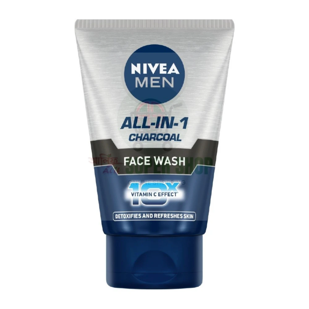 Nivea All-In1 Charcol Face Wash 100g