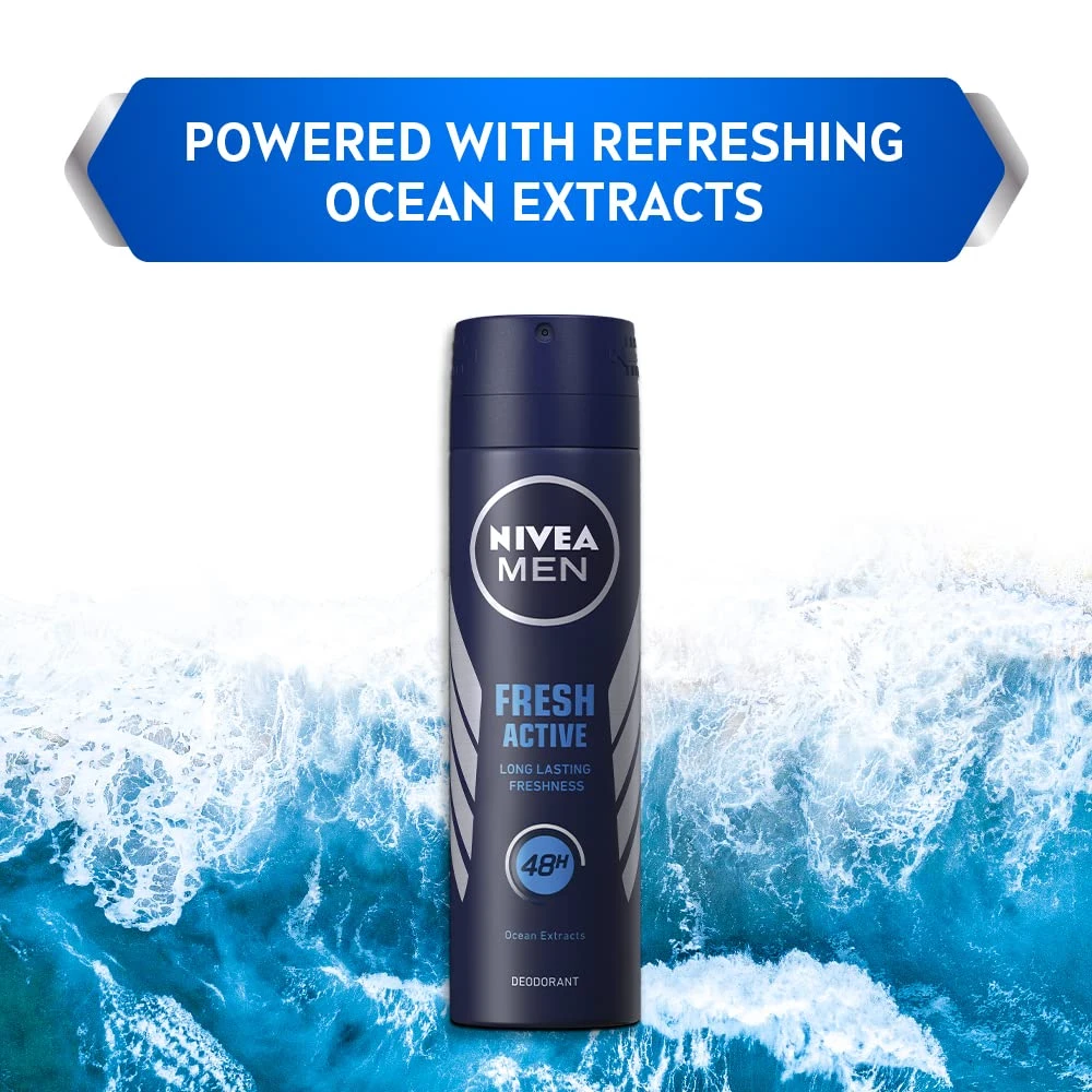 Nivea Men Body Spray Fresh Active 150ml