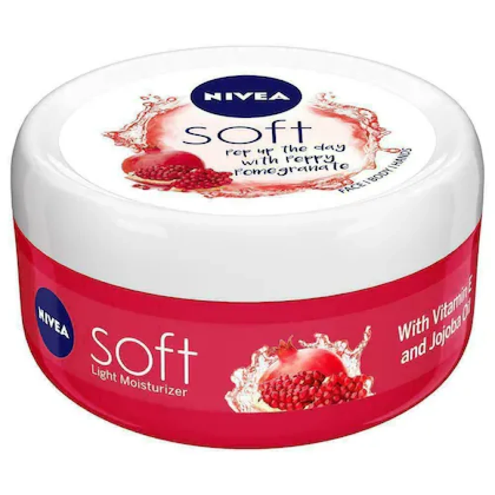 Nivea Soft Pomegrante Light Moisturizer Cream 100ml