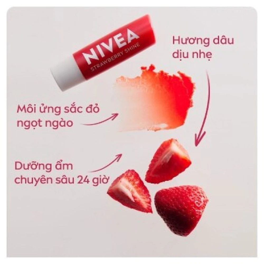 Nivea strawberry  Shine 4.8g