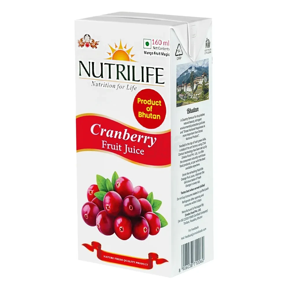 Nutrilife Cranberry Juice 160ml
