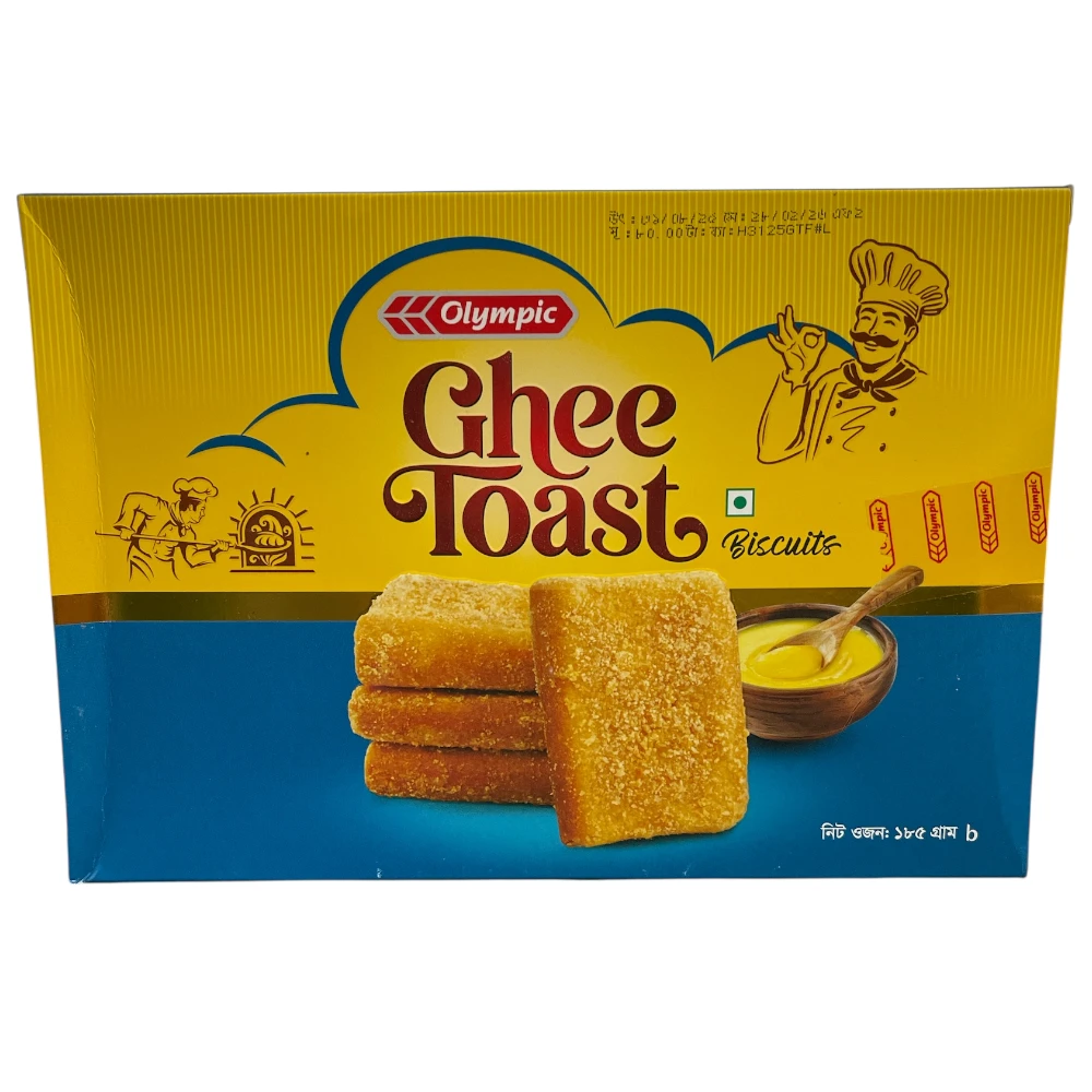 Olympic Ghee Toast Biscuti 185gm