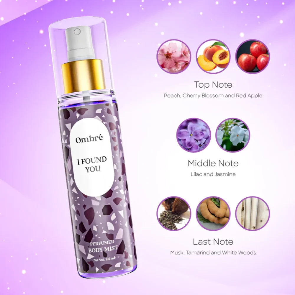 Ombre Perfumed Body Mist I Found You 120ml