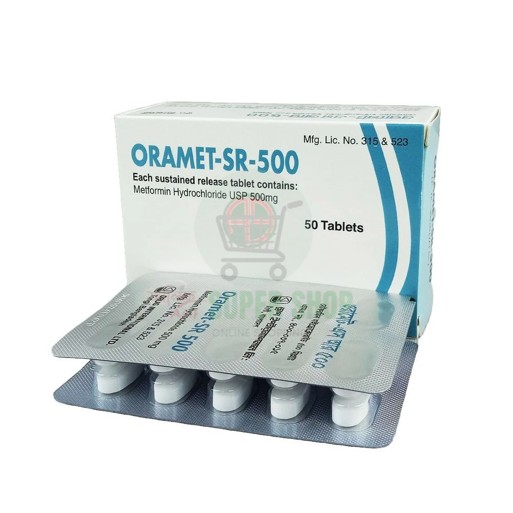 Oramet-SR 500mg Tablet