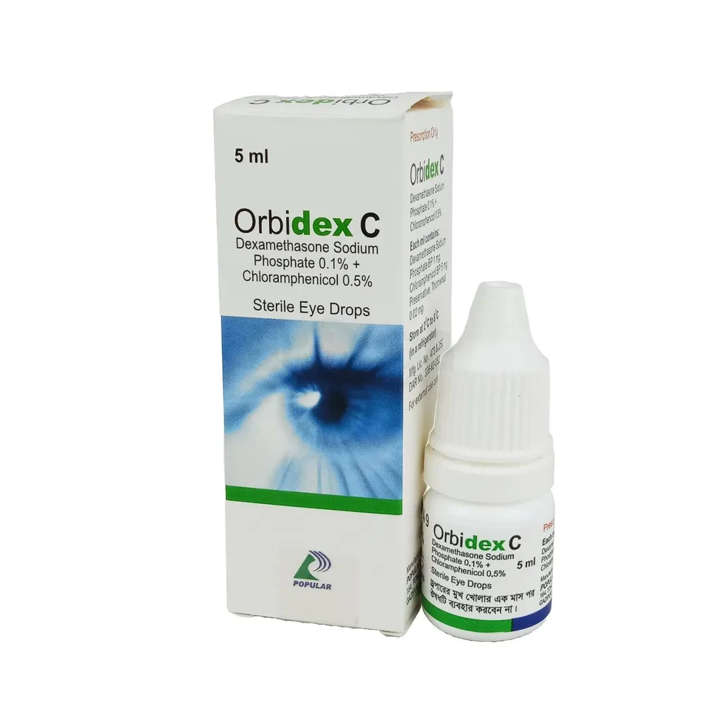 Orbidex C Sterile Eye Drops 5ml