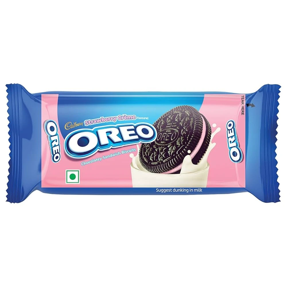 Oreo Strawberry Cream Biscuits 41.75g