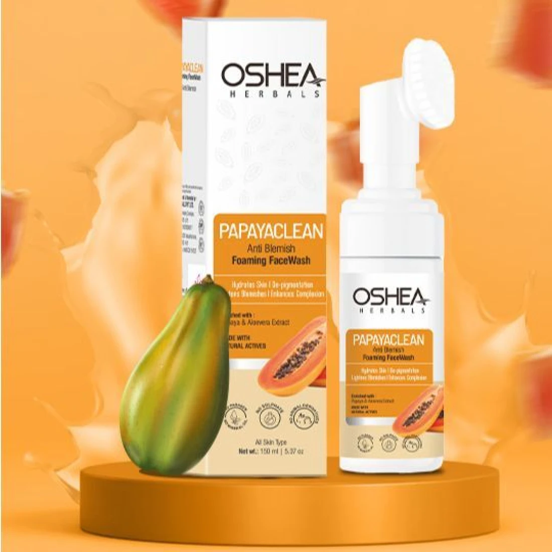 Oshea Papaya Foaming Face wash 150ml