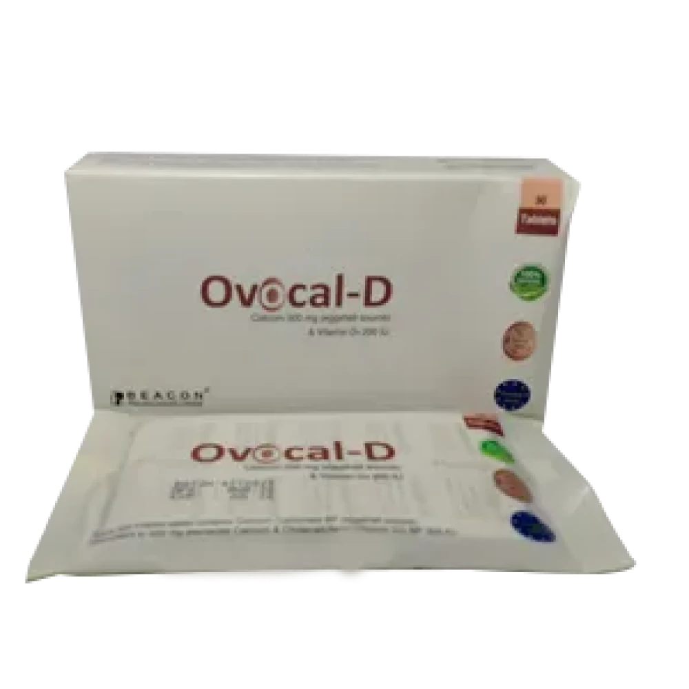 Ovocal-D 500/200mg Tablet