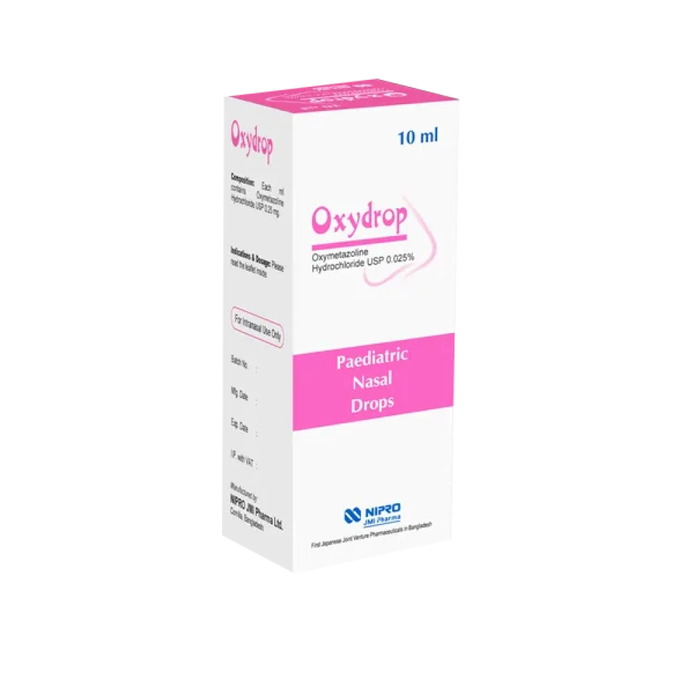 Oxydrop 0.025 Paediatric Nasal Drops 10ml