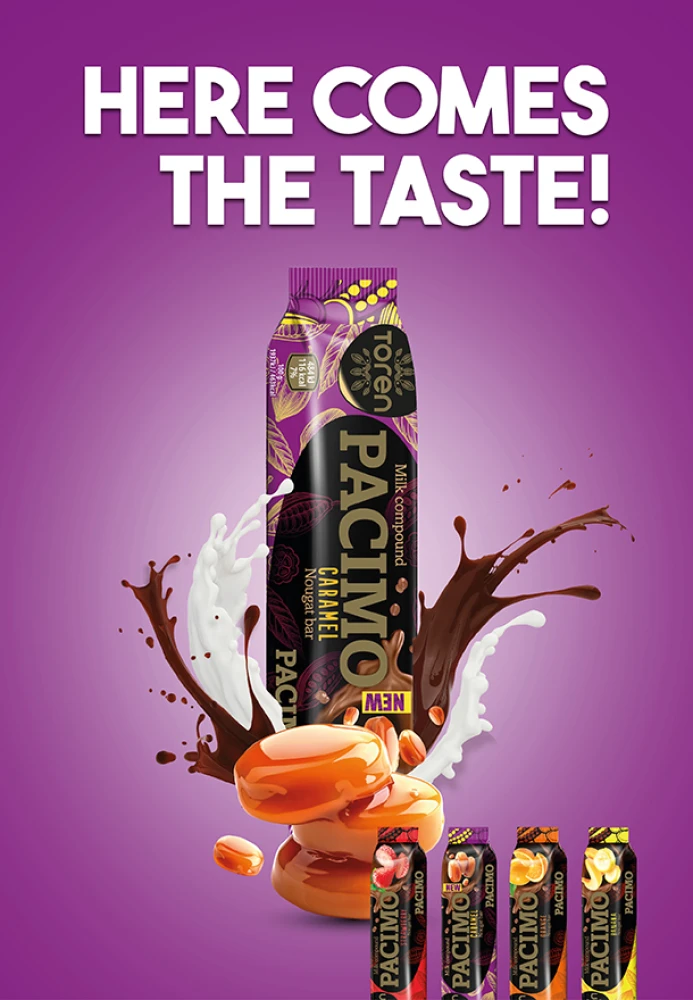 Pacimo Nougat Bar Caramel 23g