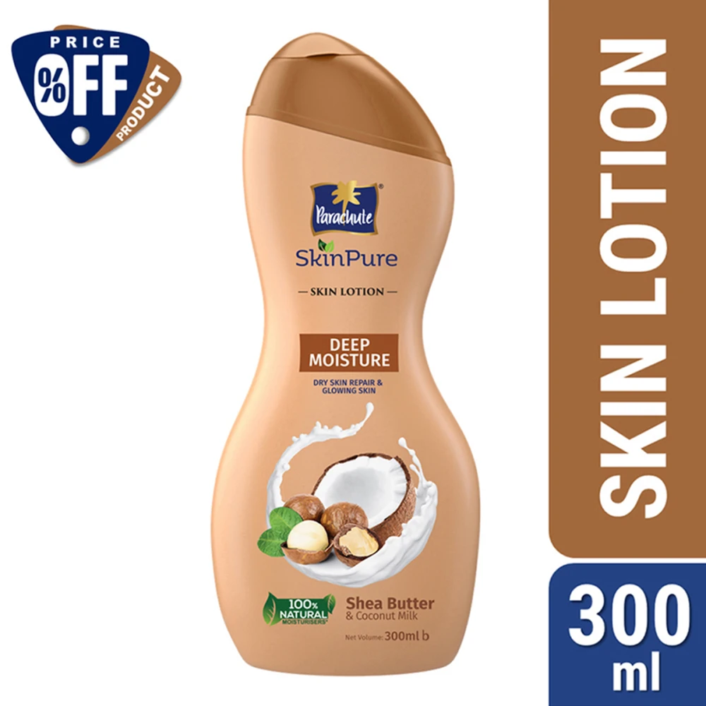Parachute Deep Moisture Shea Butter & Cocoa Milk Skin Lotion 300ml