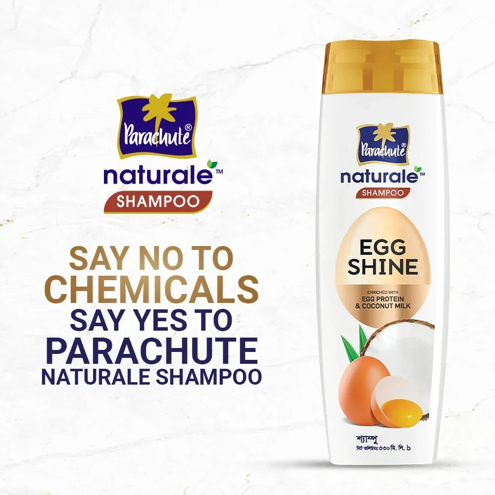 Parachute Naturale Egg Shine Shampoo 340ml