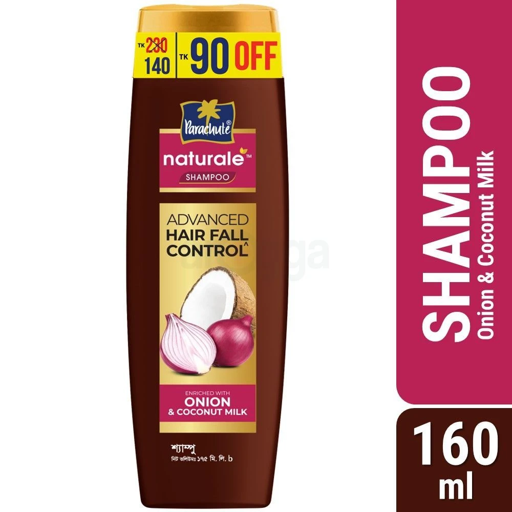 Parachute Onion & Coconut Milk Hair Fall Control Shampoo 160ml