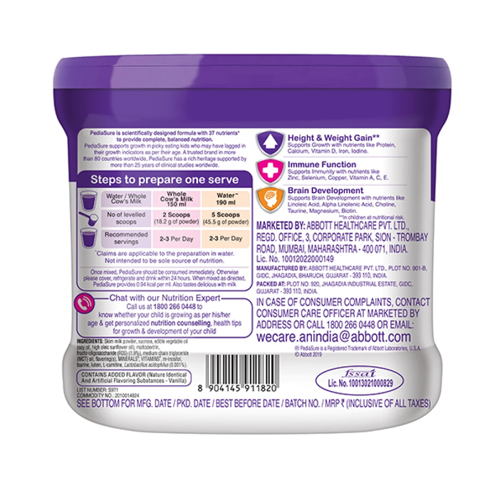 PediaSure Vanilla Delight 200gm (Jar)