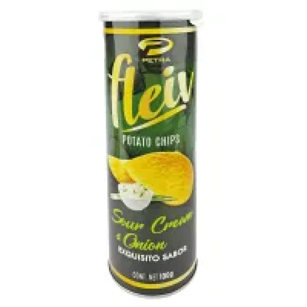 Petra Fleiv Potato Chips Sour Cream & Onion 100g