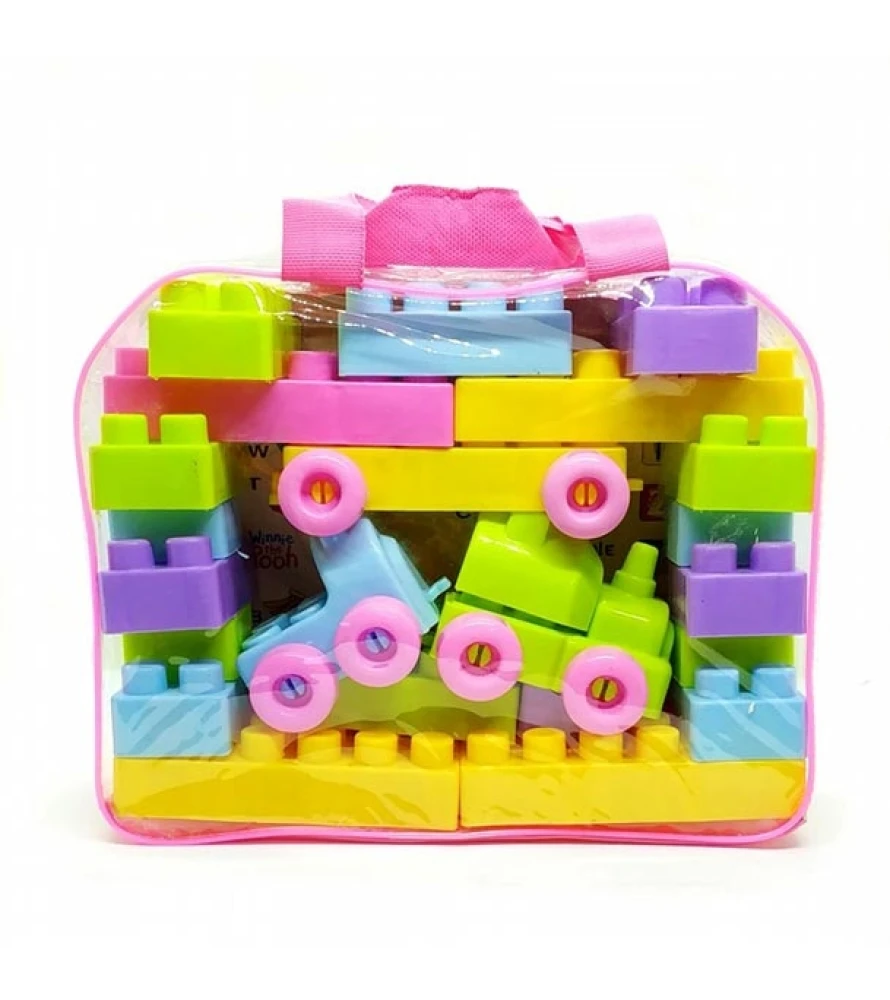 Play and Learn Building Blocks For Kids 72 Pcs