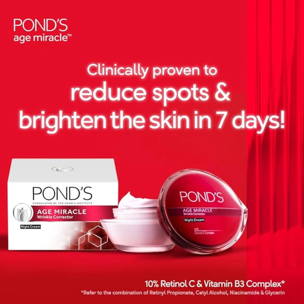 Pond's Age Miracle Youthful Glow Night Cream 50g
