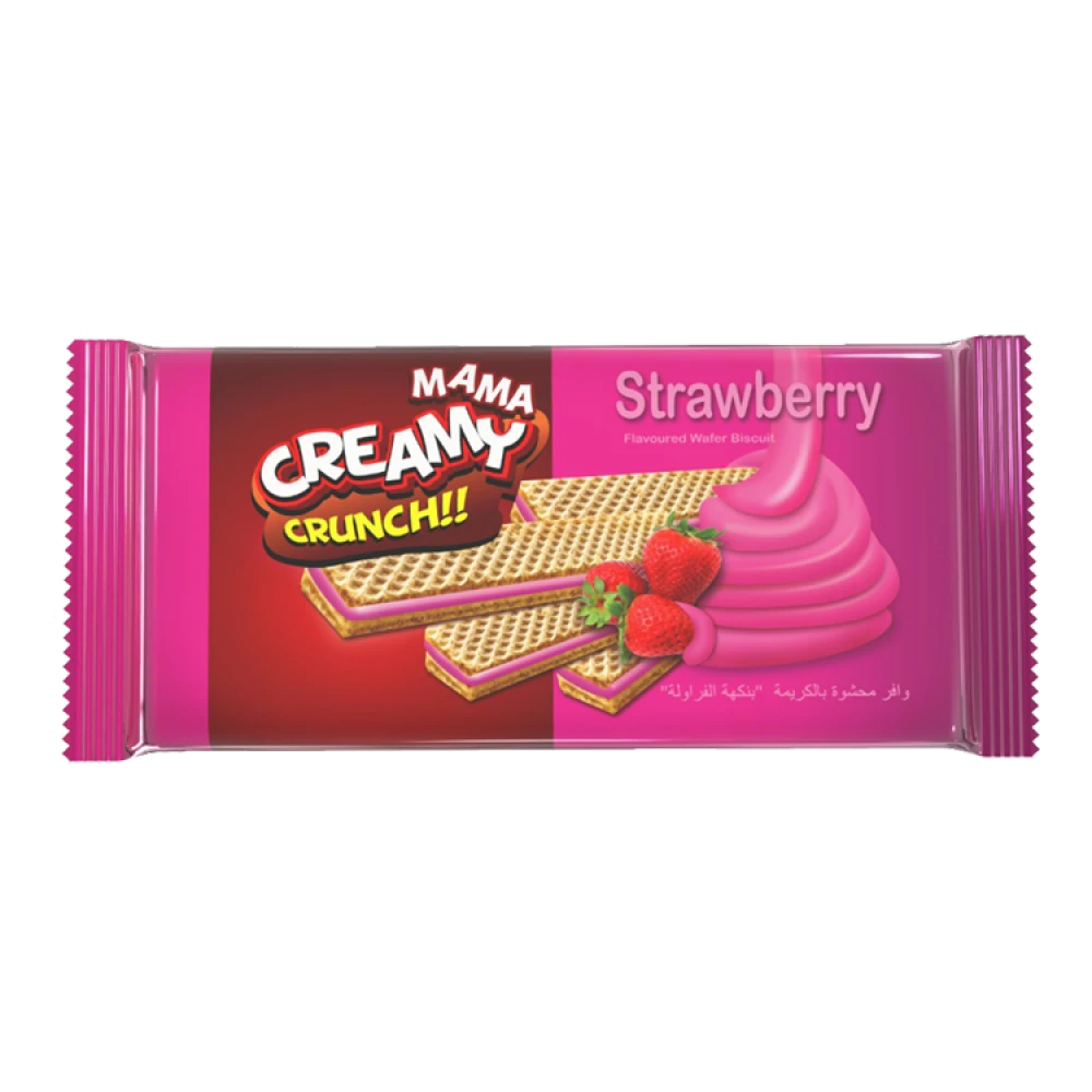 PRAN Mama Creamy Crunch Strawberry 90g