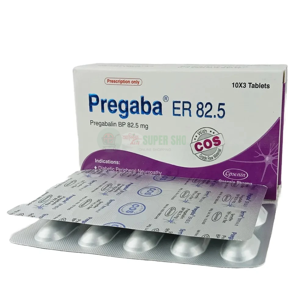 Pregaba ER 82.5mg Tablet