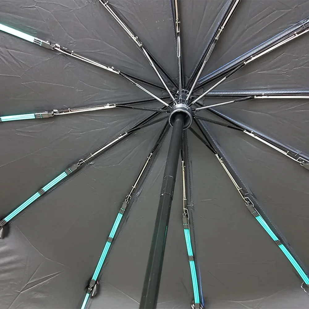 Premium BMW Umbrella 12 Ribs 3 Folding Fully Automatic